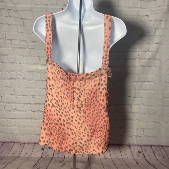 Dana Buchman Pink Animal Print Top Size 20 - Picture 4 of 6